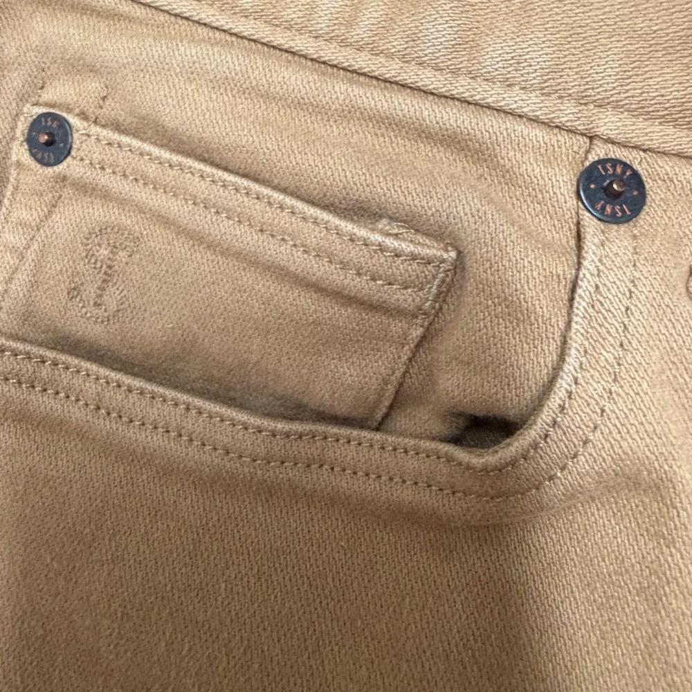 Todd Snyder Mens Straight Fit Stretch 5-Pocket Pants 35 Brown Academia Preppy